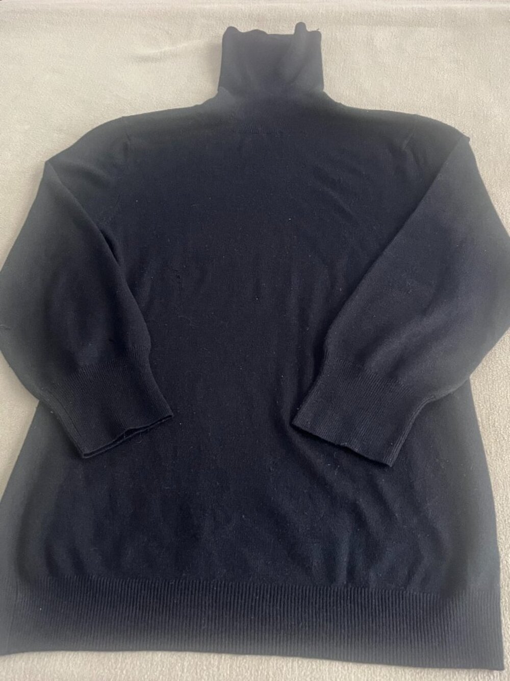 Banana Republic Women's Black Turtleneck Sweater Long Sleeves Size M